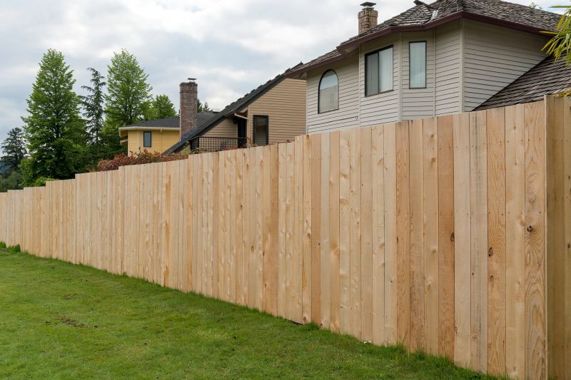 Completed Wooden Fence