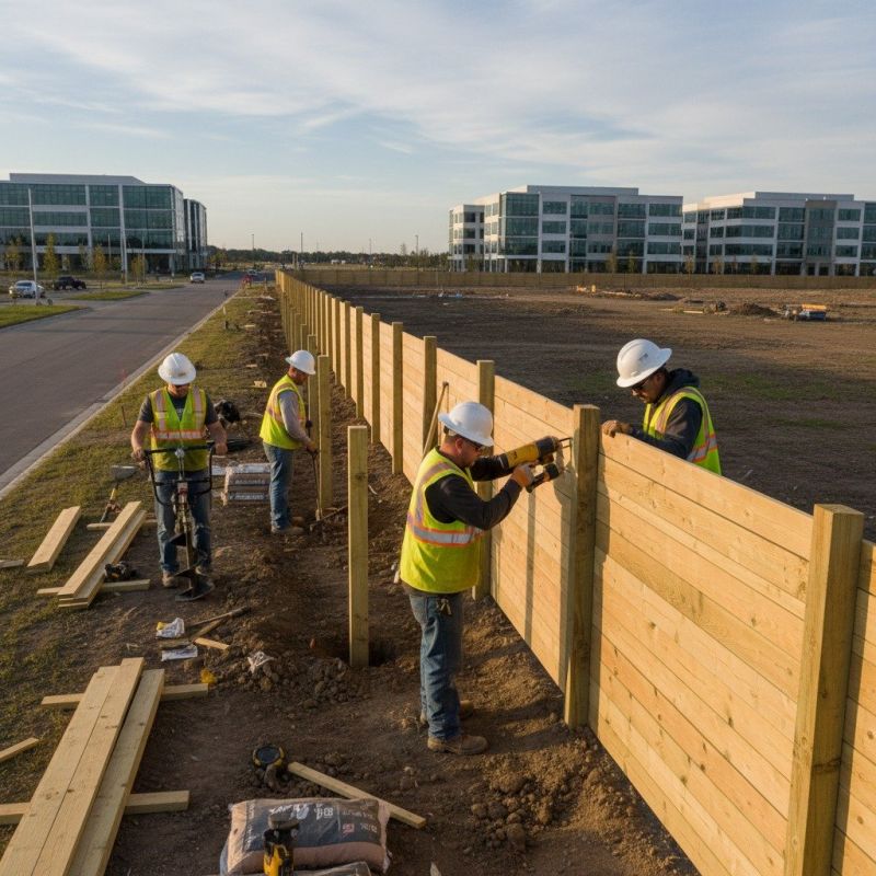 Hurricane Fence Installation detail